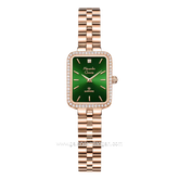 Alexandre Christie AC 2B71 LH Rosegold Dial Green Stainless Steel